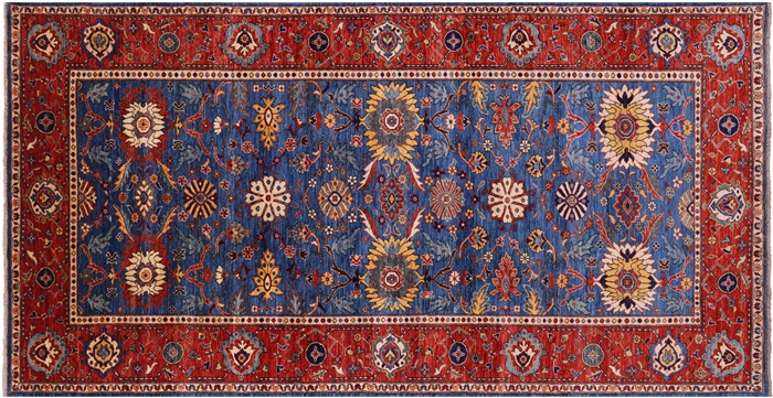 Handmade Super Heriz Serapi Wool Rug