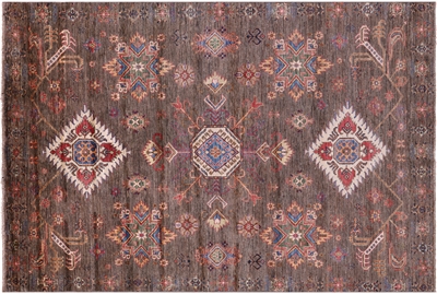 Super Kazak Handmade Wool Rug