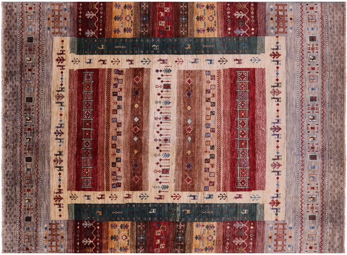 Handmade Tribal Persian Gabbeh Wool Rug