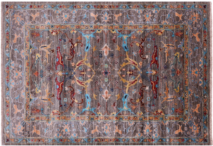 Hand Knotted Super Heriz Serapi Wool Rug