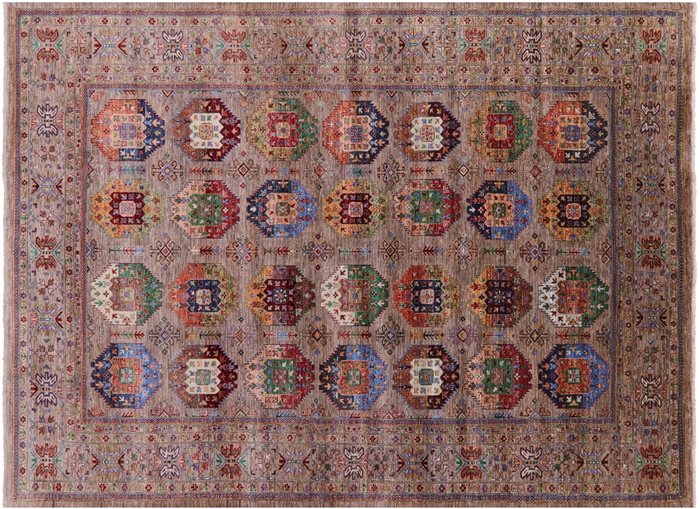 Fine Turkmen Ersari Hand Knotted Wool Rug