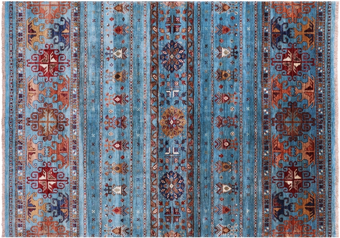 Handmade Khorjin Super Kazak Wool Rug