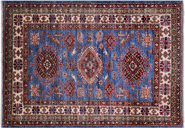 Super Kazak Hand Knotted Wool Rug