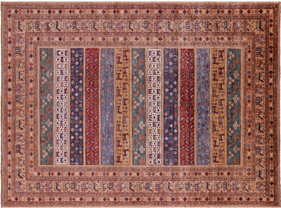 Tribal Persian Gabbeh Handmade Wool Rug 5' 10" X 7' 11" - Q18293