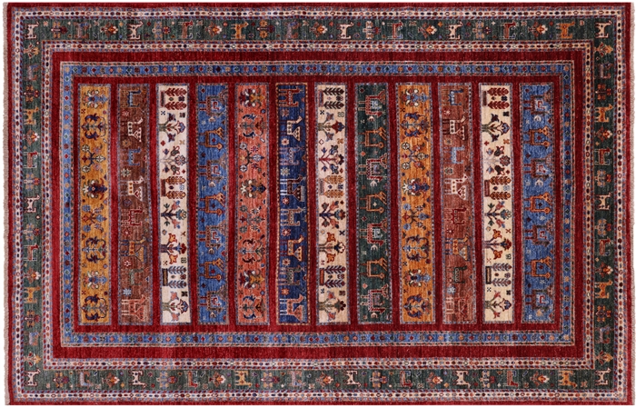 Persian Gabbeh Tribal Handmade Wool Rug