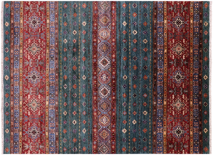 Super Kazak Khorjin Hand Knotted Rug