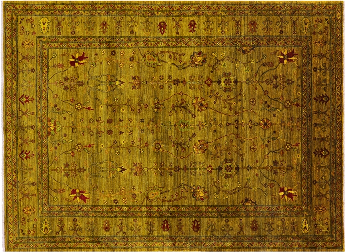 Handmade Persian Tabriz Wool Rug