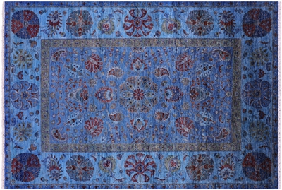 Hand-Knotted William Morris Wool Rug