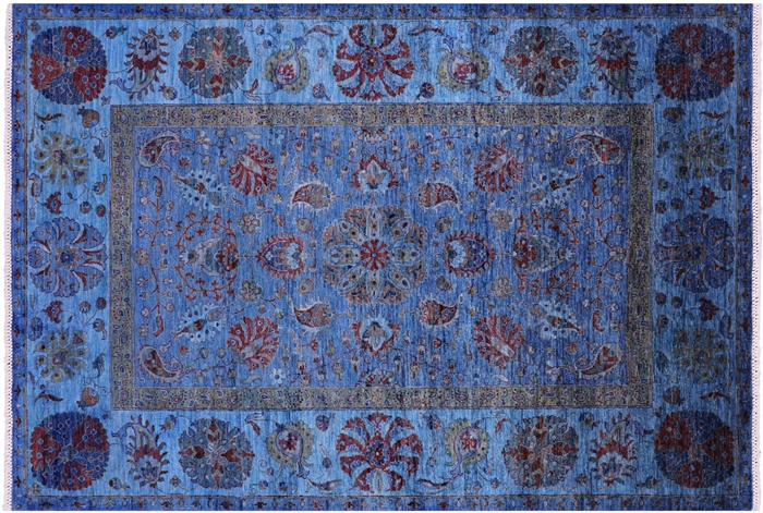 Hand-Knotted William Morris Wool Rug