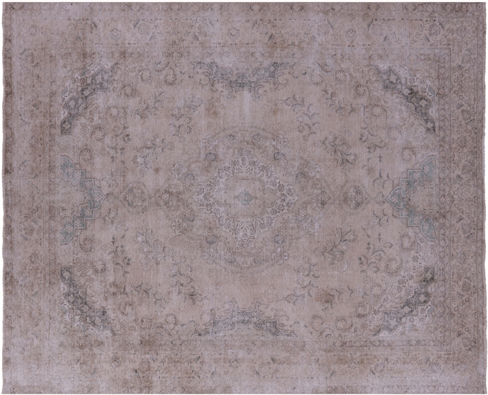 Persian Vintage White Wash Hand Knotted Rug
