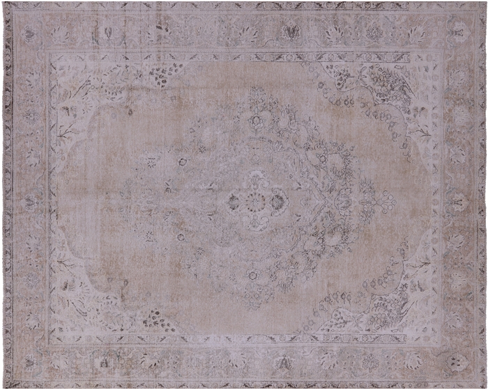 Persian Vintage White Wash Hand-Knotted Rug
