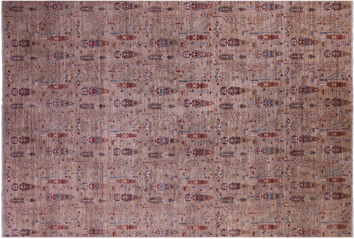 Tribal Persian Gabbeh Hand Knotted Wool Rug