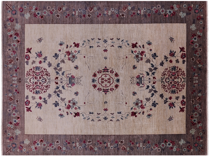 William Morris Hand Knotted Wool Area Rug