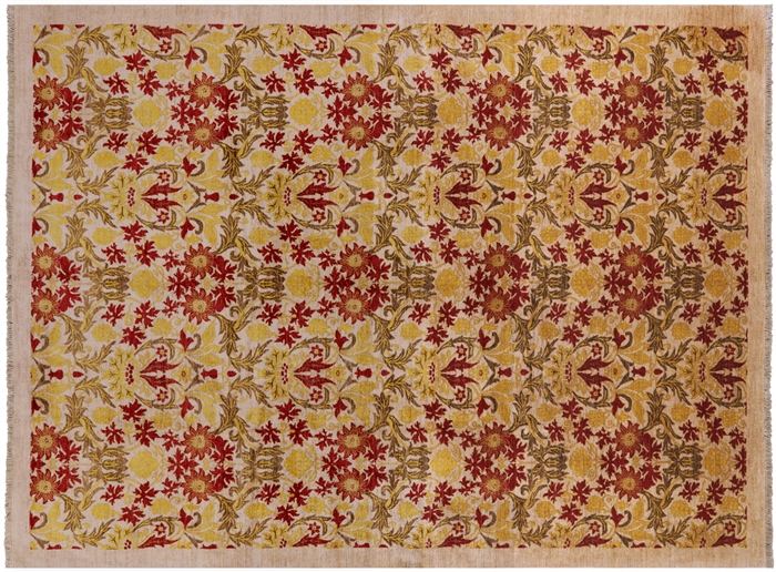 William Morris Hand Knotted Area Rug