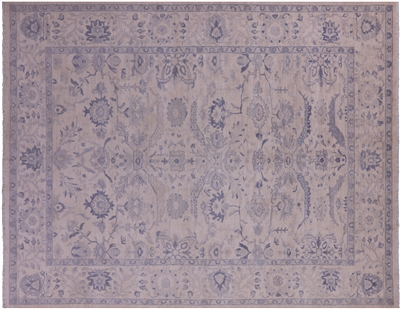 Turkish Oushak Hand Knotted Wool Rug