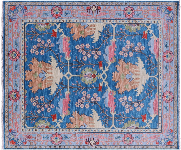 Handmade William Morris Wool Rug