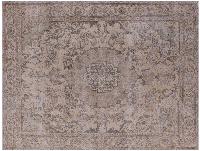 Persian Vintage White Wash Handmade Rug