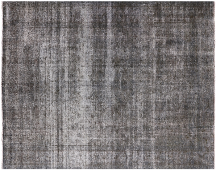 Overdyed Hand Knotted Area Rug