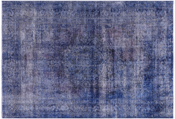 Persian Overdyed Hand-Knotted Wool Rug