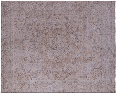 Hand Knotted Persian Vintage White Wash Rug