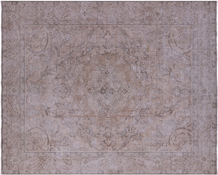 Hand Knotted Persian Vintage White Wash Rug