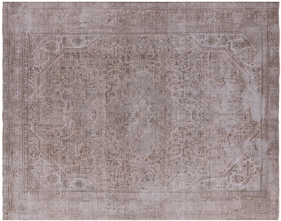 Hand Knotted Persian Vintage White Wash Rug