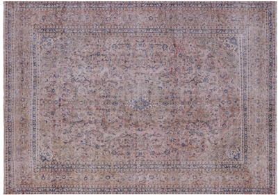 Hand-Knotted Persian Vintage Wool Rug