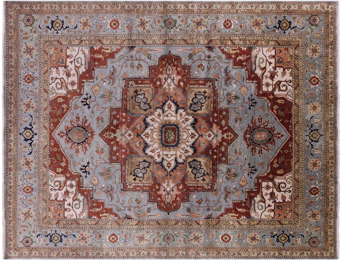 Heriz Serapi Handmade Wool Rug