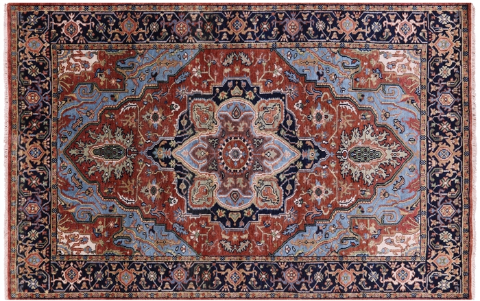 Heriz Serapi Hand Knotted Wool Rug