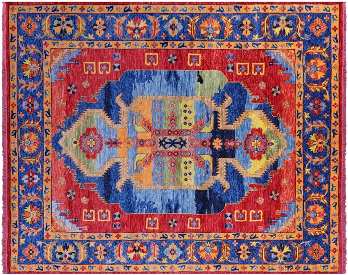 Heriz Serapi Handmade Wool Rug