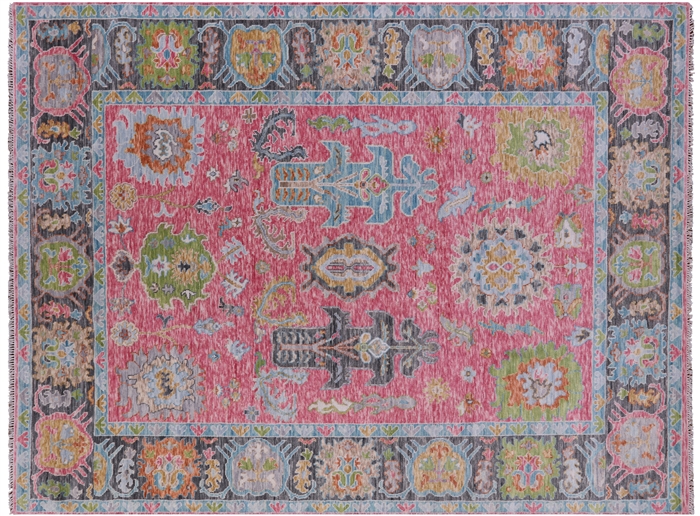 Turkish Oushak Handmade Rug