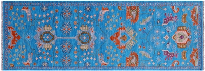 Heriz Serapi Handmade Wool Runner Rug