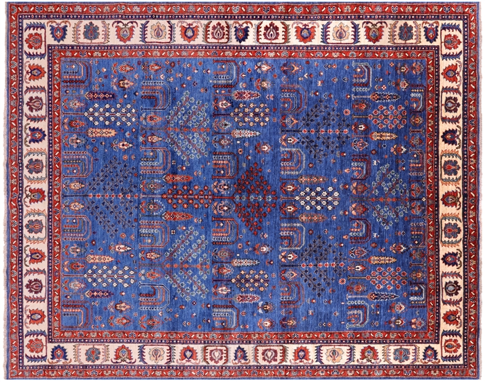 Persian Ziegler Hand-Knotted Wool Rug