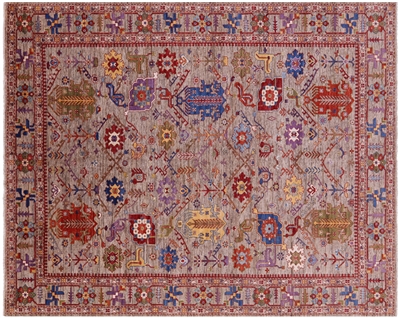 Super Heriz Serapi Hand-Knotted Wool Rug