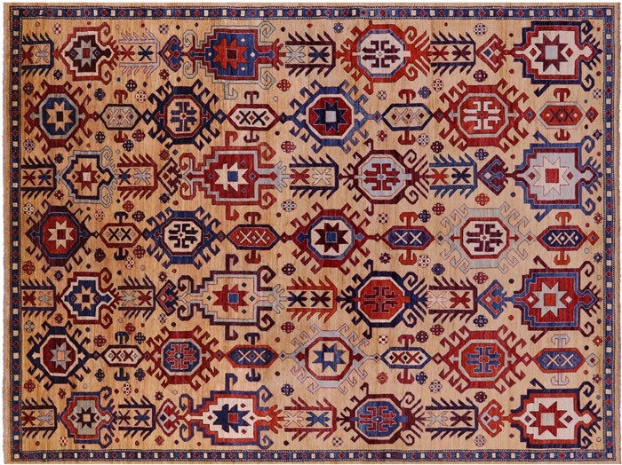 Super Heriz Serapi Hand-Knotted Rug