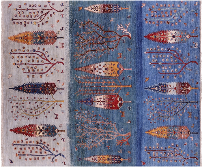 Tribal Persian Gabbeh Handmade Wool Rug
