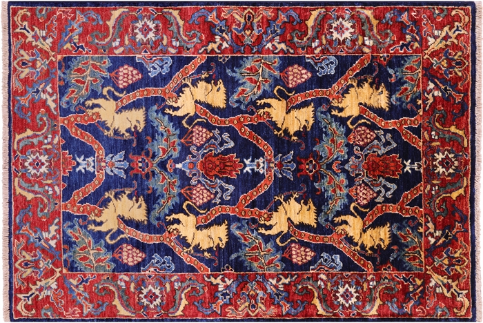 Super Heriz Serapi Handmade Rug