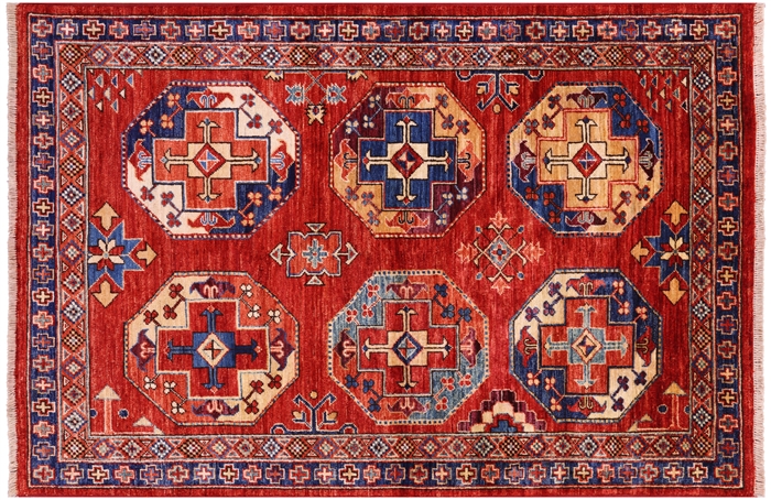 Super Turkmen Ersari Handmade Wool Rug