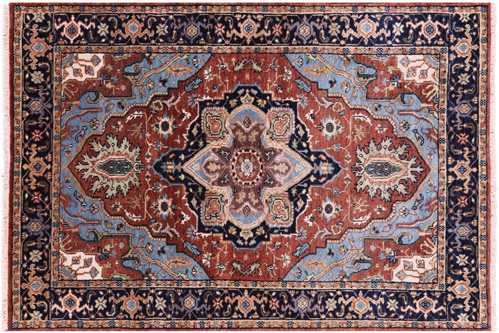 Heriz Serapi Hand Knotted Wool Rug