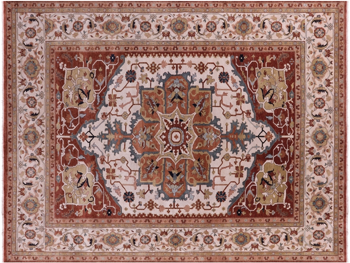 Heriz Serapi Handmade Wool Rug