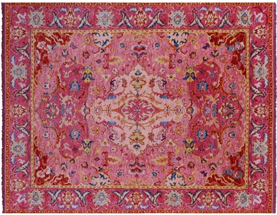 Heriz Serapi Hand-Knotted Wool Rug