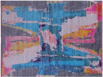 Modern Abstract Handmade Rug