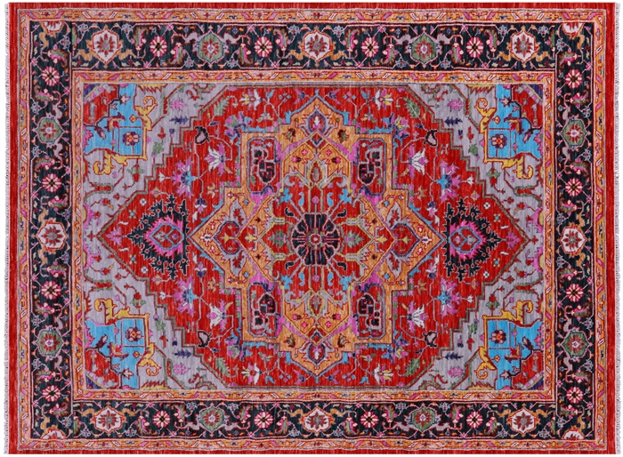 Heriz Serapi Handmade Wool Rug