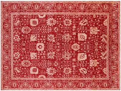 Persian Tabriz Wool & Silk Handmade Rug