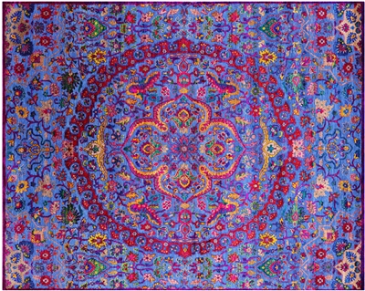 Wool & Silk Persian Tabriz Handmade Rug