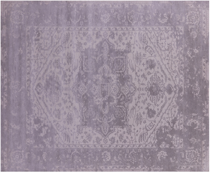 Heriz Serapi Hand-Knotted Wool Rug