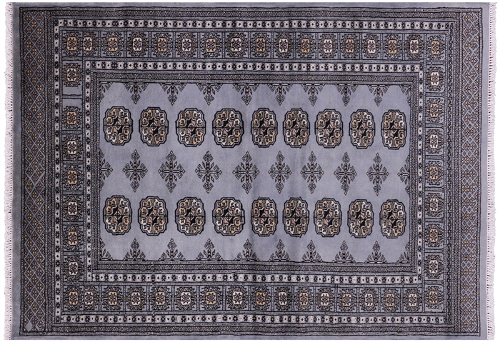 Silky Bokhara Handmade Wool Rug