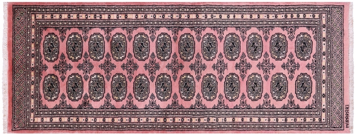 Runner Silky Bokhara Hand-Knotted Rug