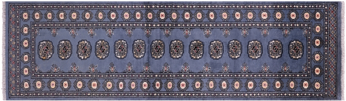 Runner Silky Bokhara Handmade Wool Rug