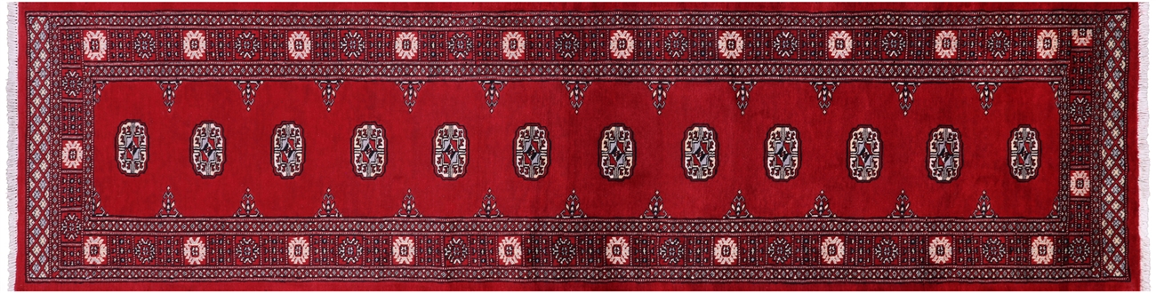 Pakistani Turkomen Design 6x10 Red Wool Area Rug